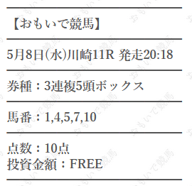 5月8日無料 