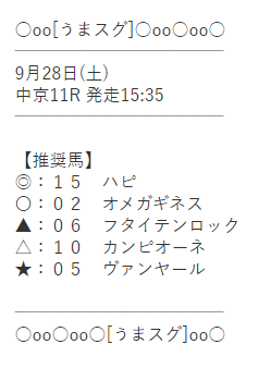 うまスグ無料予想検証2レース目