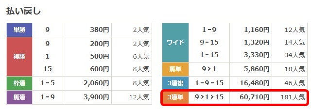 うまピカ有料予想検証結果