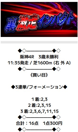ニジュウマル有料予想画像