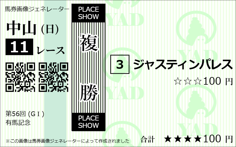 競馬ナビ有馬記念複勝予想3