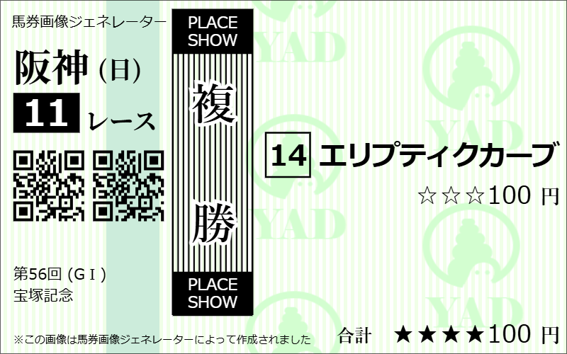 競馬ナビ京成杯複勝予想1