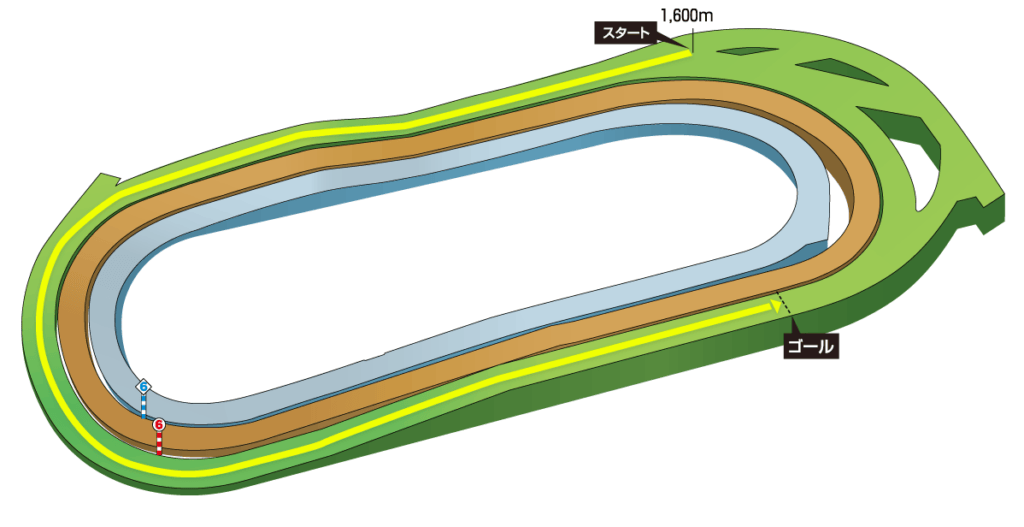 東京新聞杯コースレイアウト