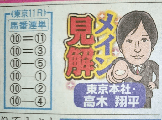 スポニチメイン見解