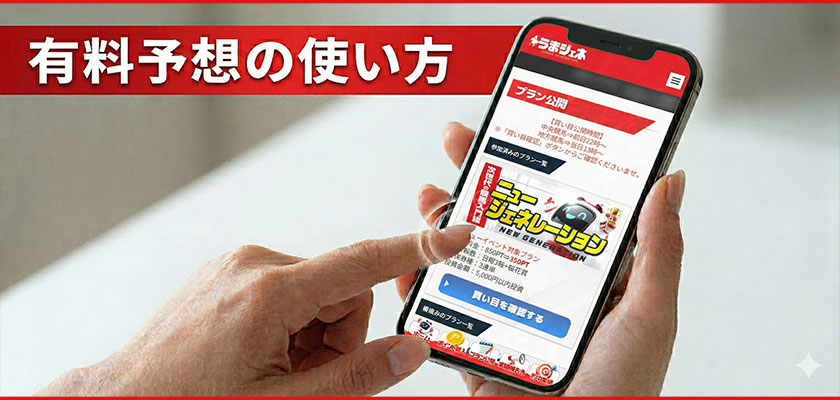 うまジェネの有料予想の使い方