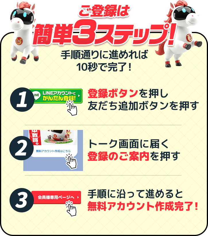 うまジェネ登録方法