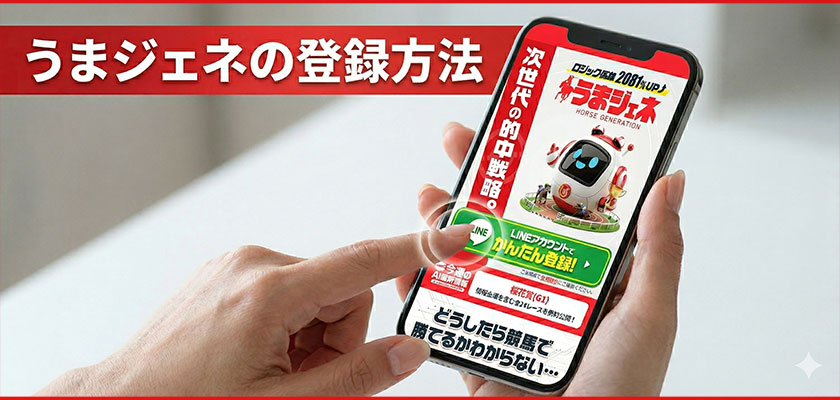 うまジェネの登録方法
