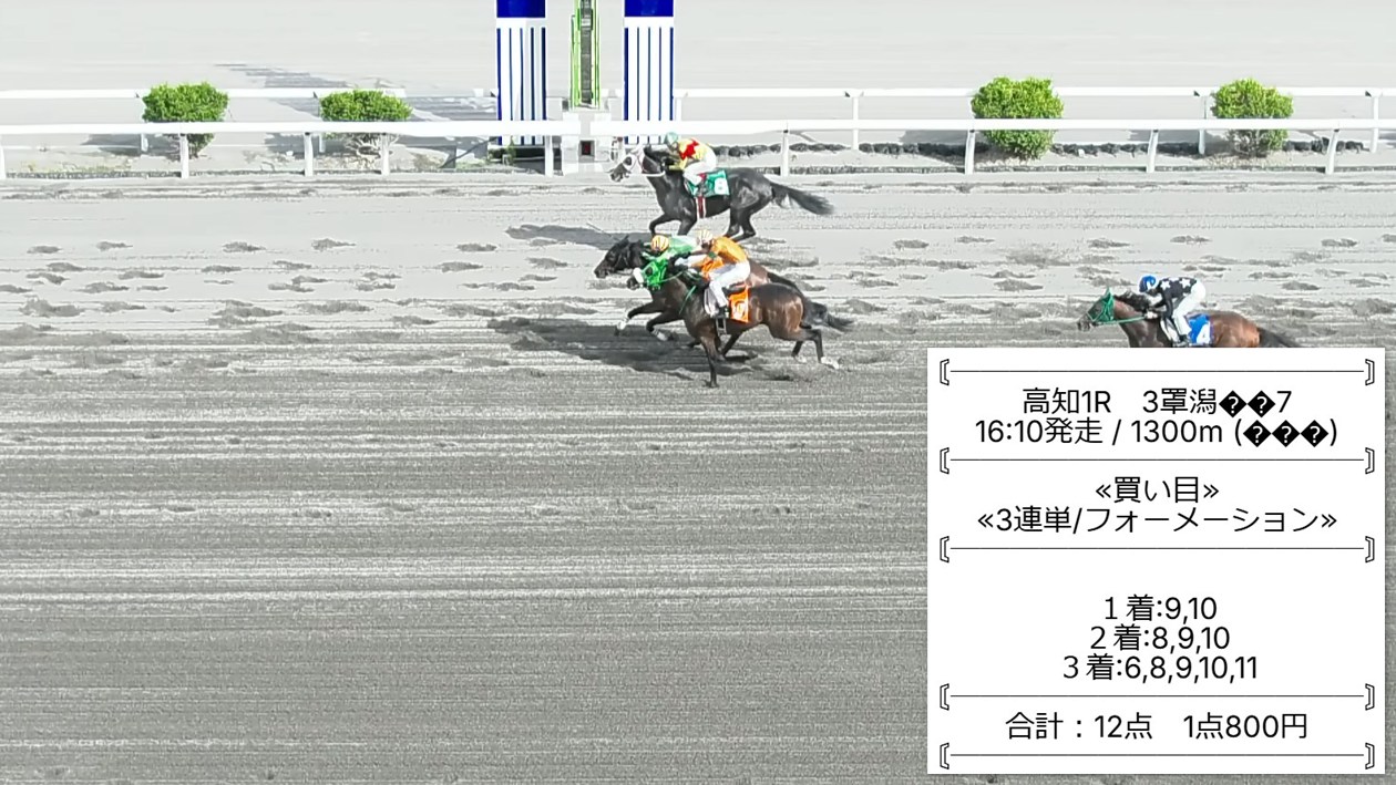 モギトルの有料予想の予想