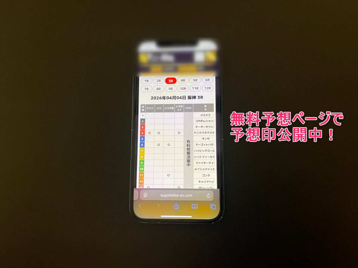 すごい競馬無料予想の使い方9