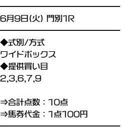 サラコレの無料予想的中画像